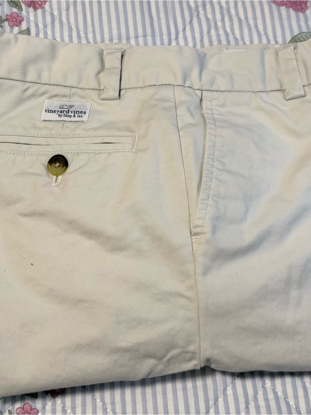 Vineyard Vines Kids Cream Chino Pants